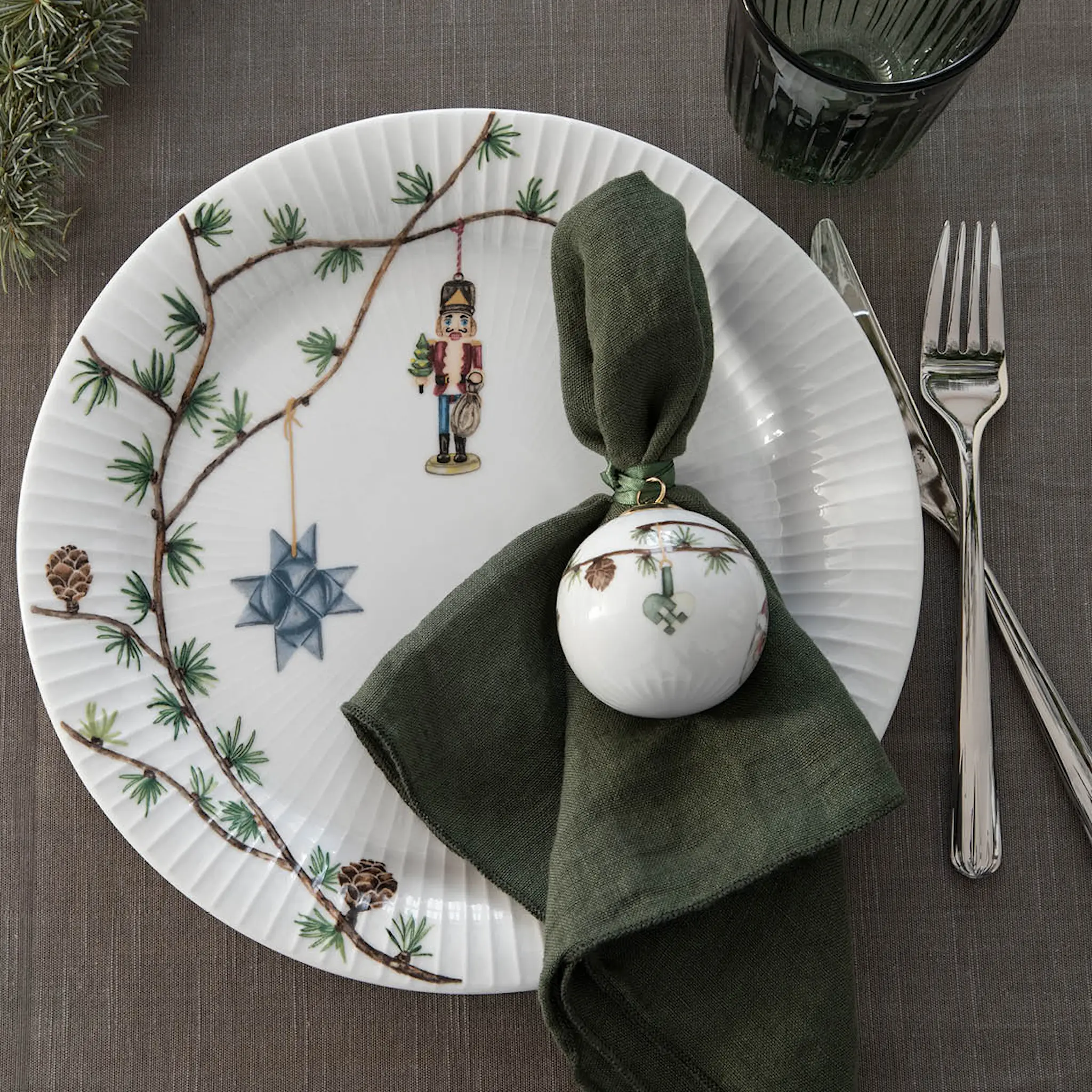 Kähler Hammershøi Christmas tallrik 27 cm 2-pack vit