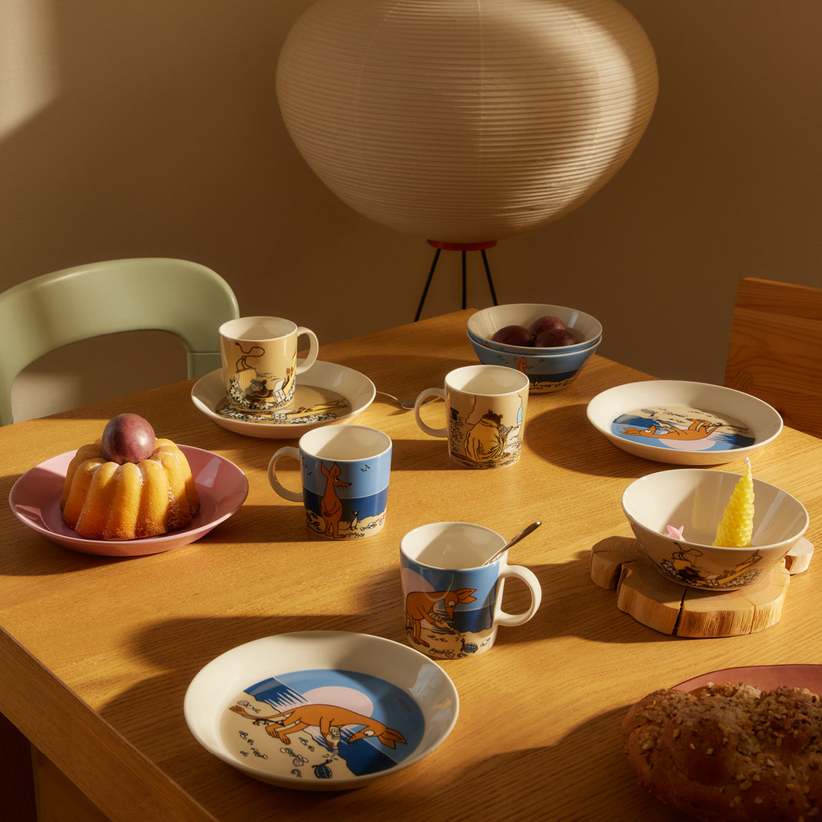 Moomin Arabia Mummikopp 30 cl Bisamrotta beige