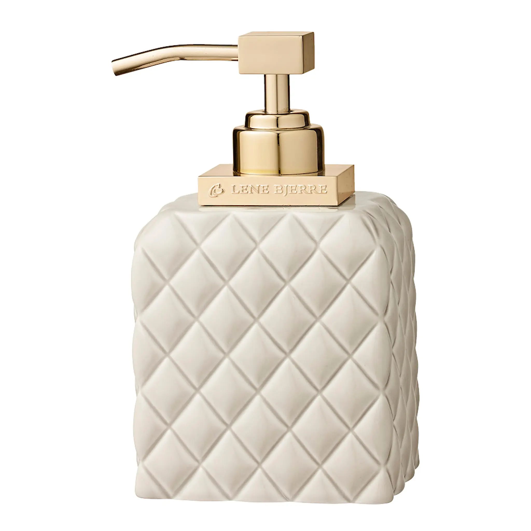 Lene Bjerre Portia dispenser 16 cm brun/sand
