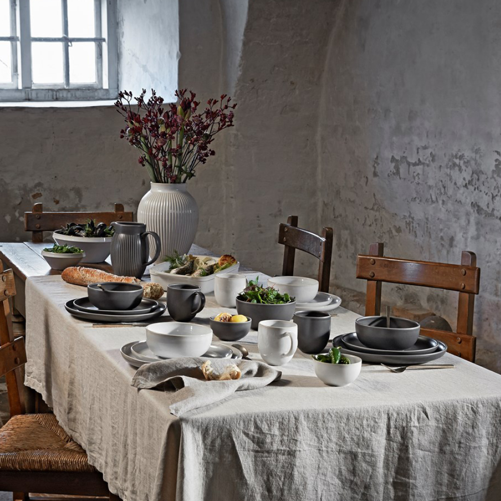 Knabstrup Keramik Tavola Tallrik 27 cm 2-Pack Grå