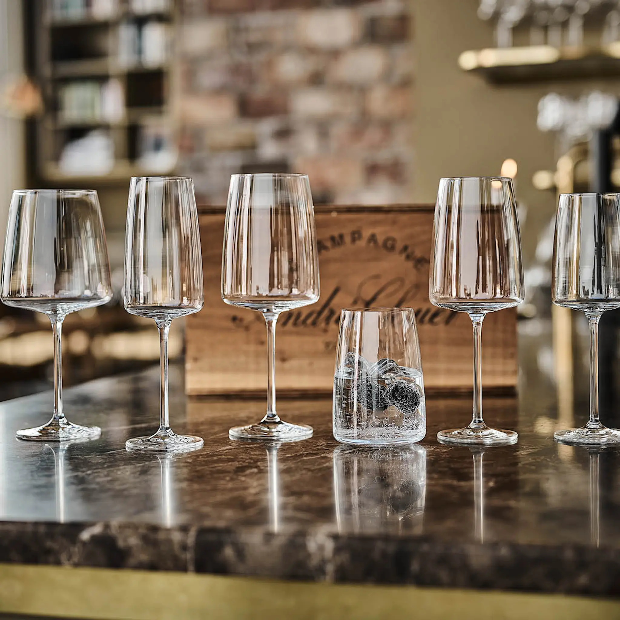 Zwiesel Glas Vivid Senses Champagneglas 38 cl 2-pack