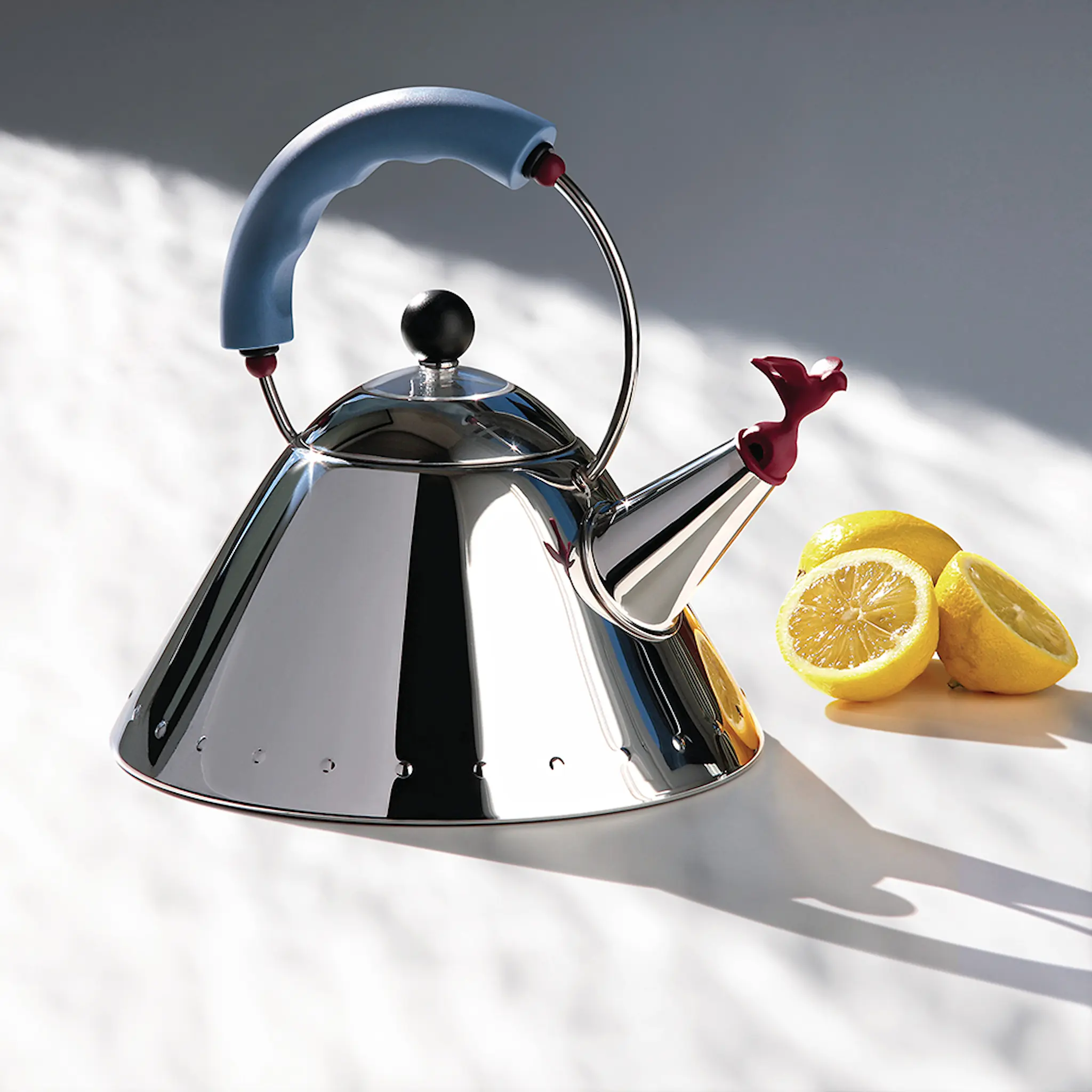Alessi Kettle Vesipannu 2 L Bird Vaaleansininen
