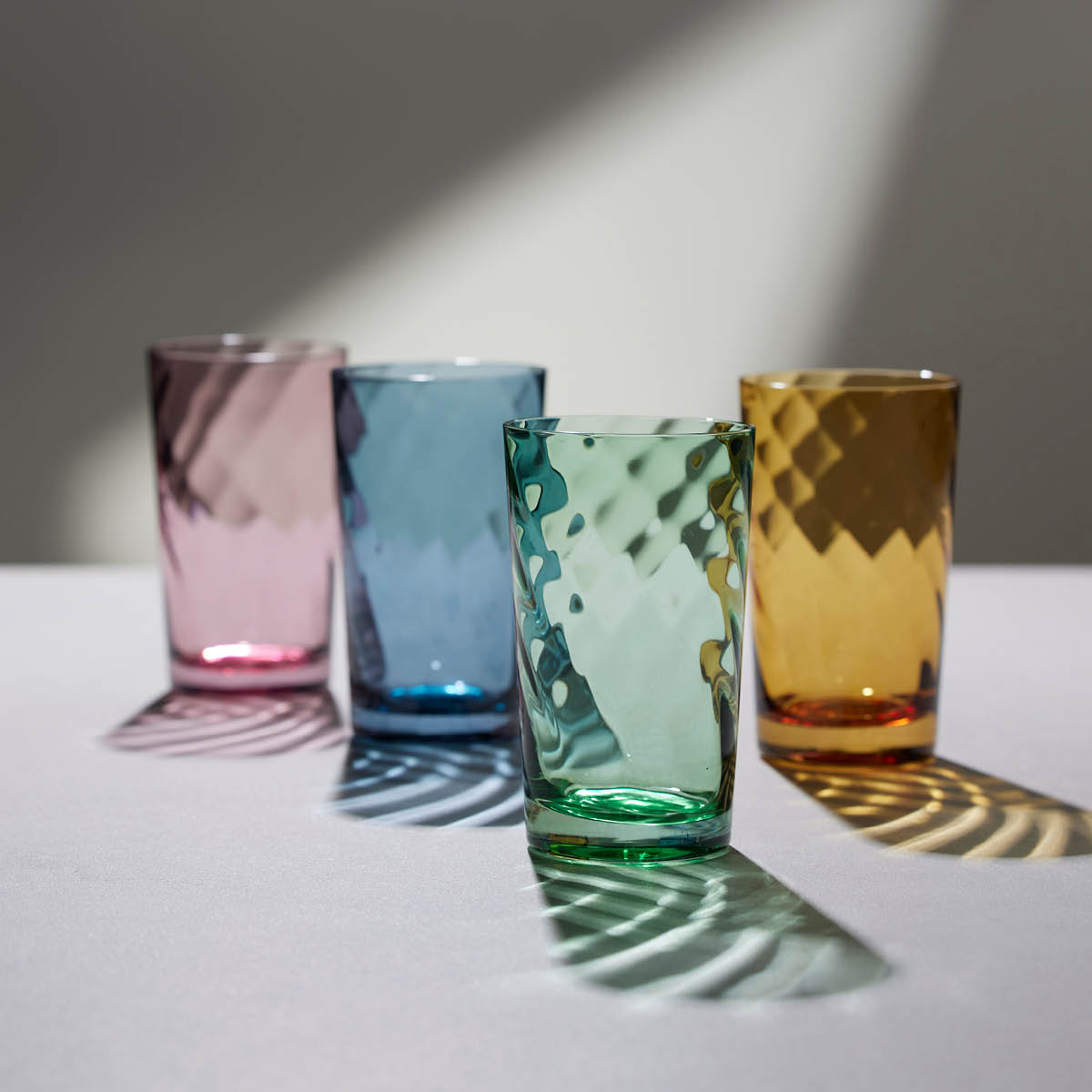 Lyngby Glas Vienna Highball Glas 40 cl 4-pack Blå