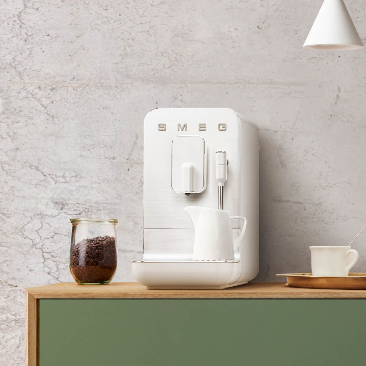 Smeg Smeg Täysautomaattinen Kahvikone BCC12 Mattavalkoinen