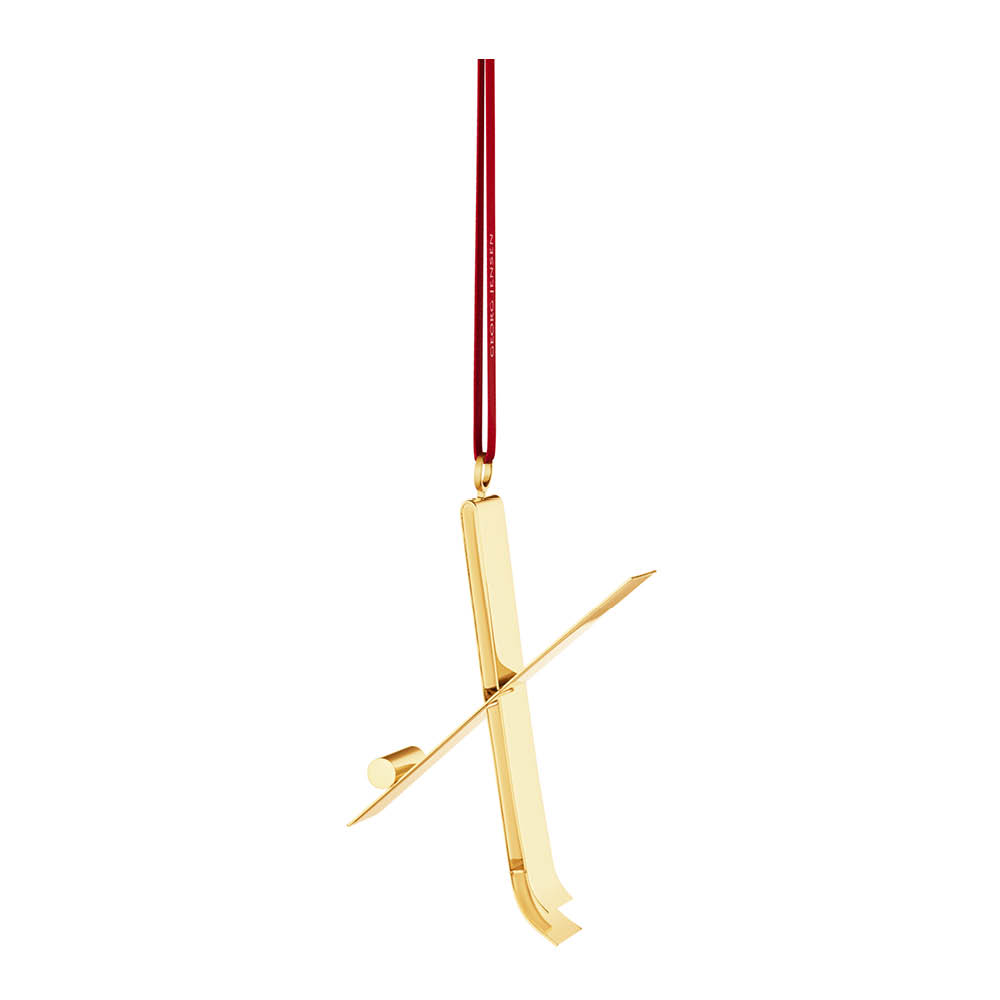 Georg Jensen Ornament pyntebokstav X gull