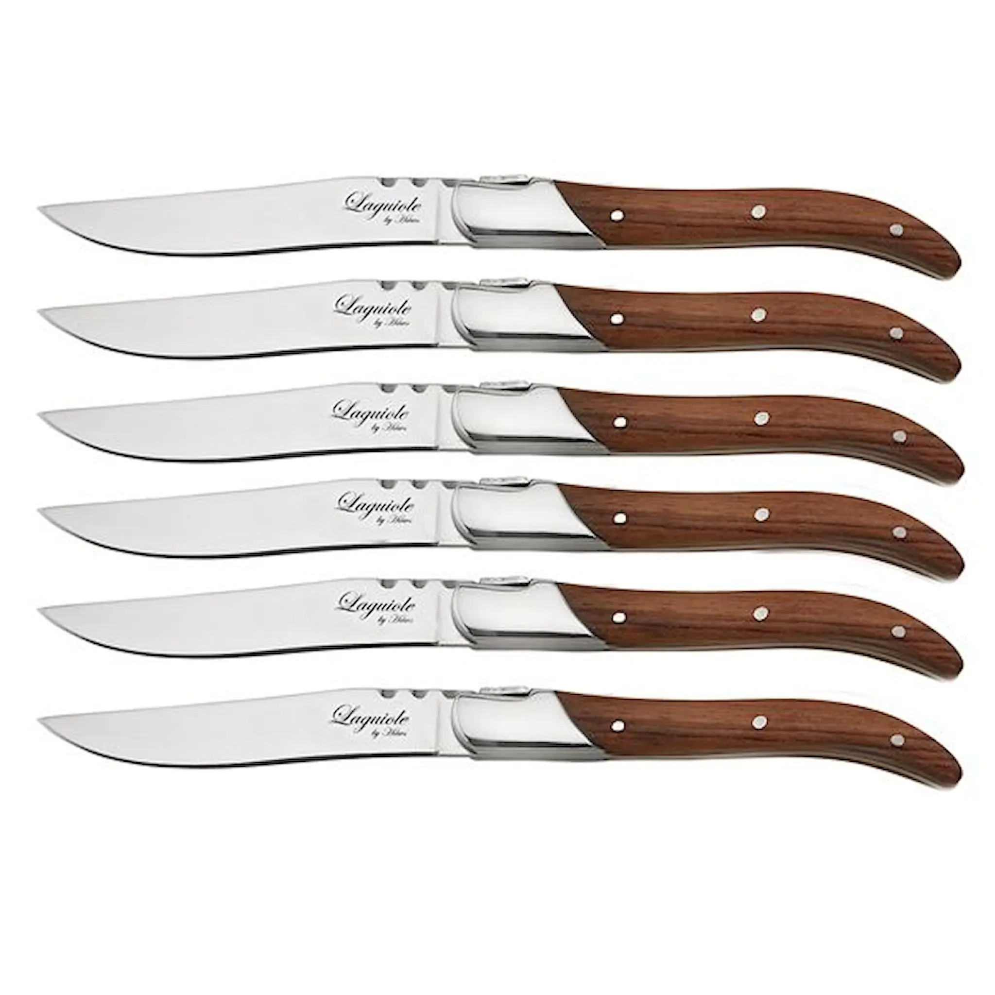Laguiole by Hâws Grillkniv 6-pack rosenträ
