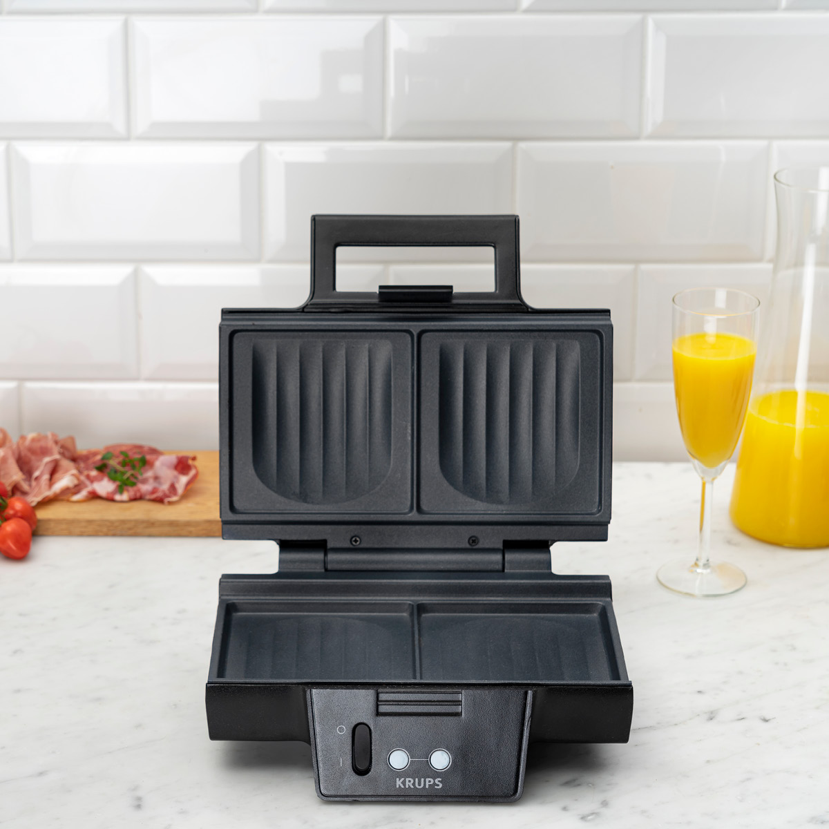 Krups Grcic sandwich grill svart