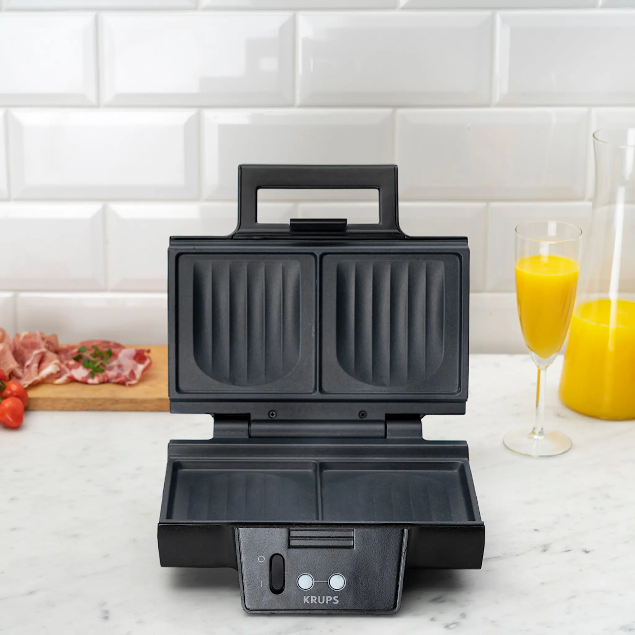 Krups Grcic sandwich grill svart