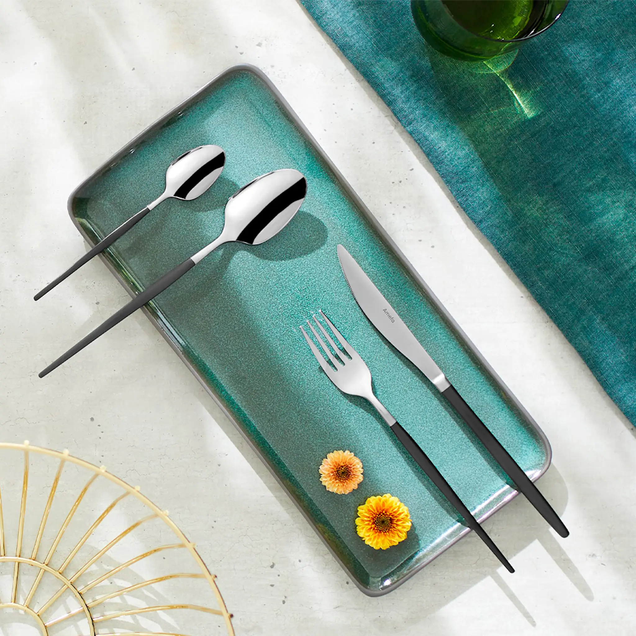 Amefa Soprano Aterimet 16 osaa Musta