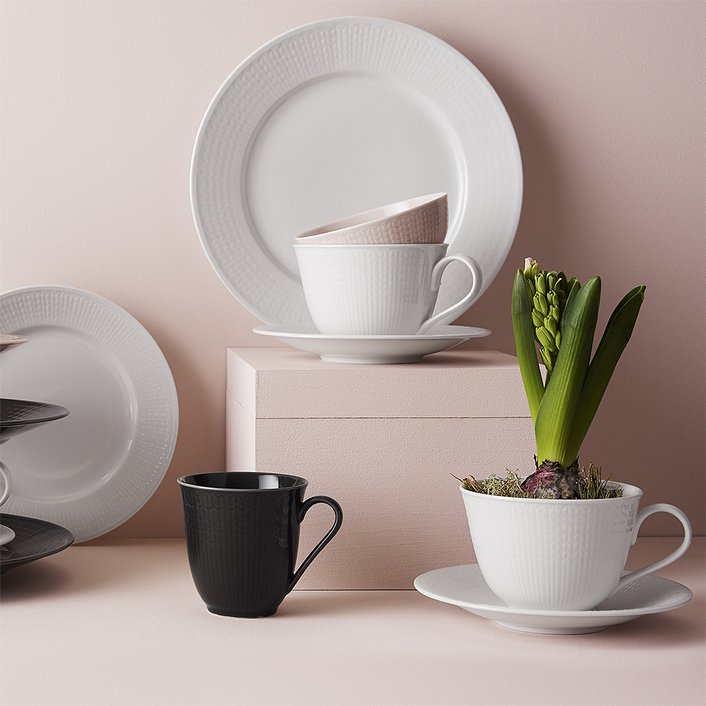 Rörstrand Swedish Grace Tallrik flat 27 cm Snö