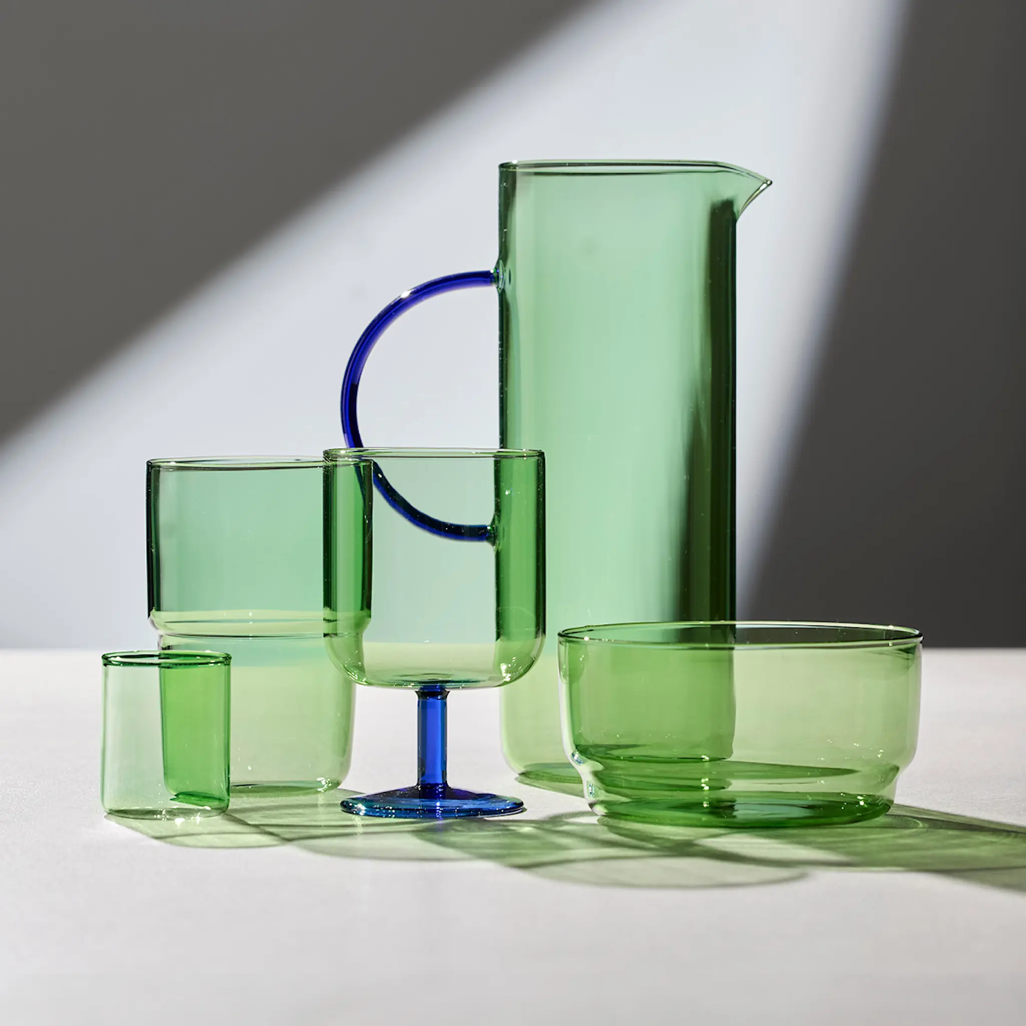 Lyngby Glas Torino Skål 12 cm 2-pack Grön