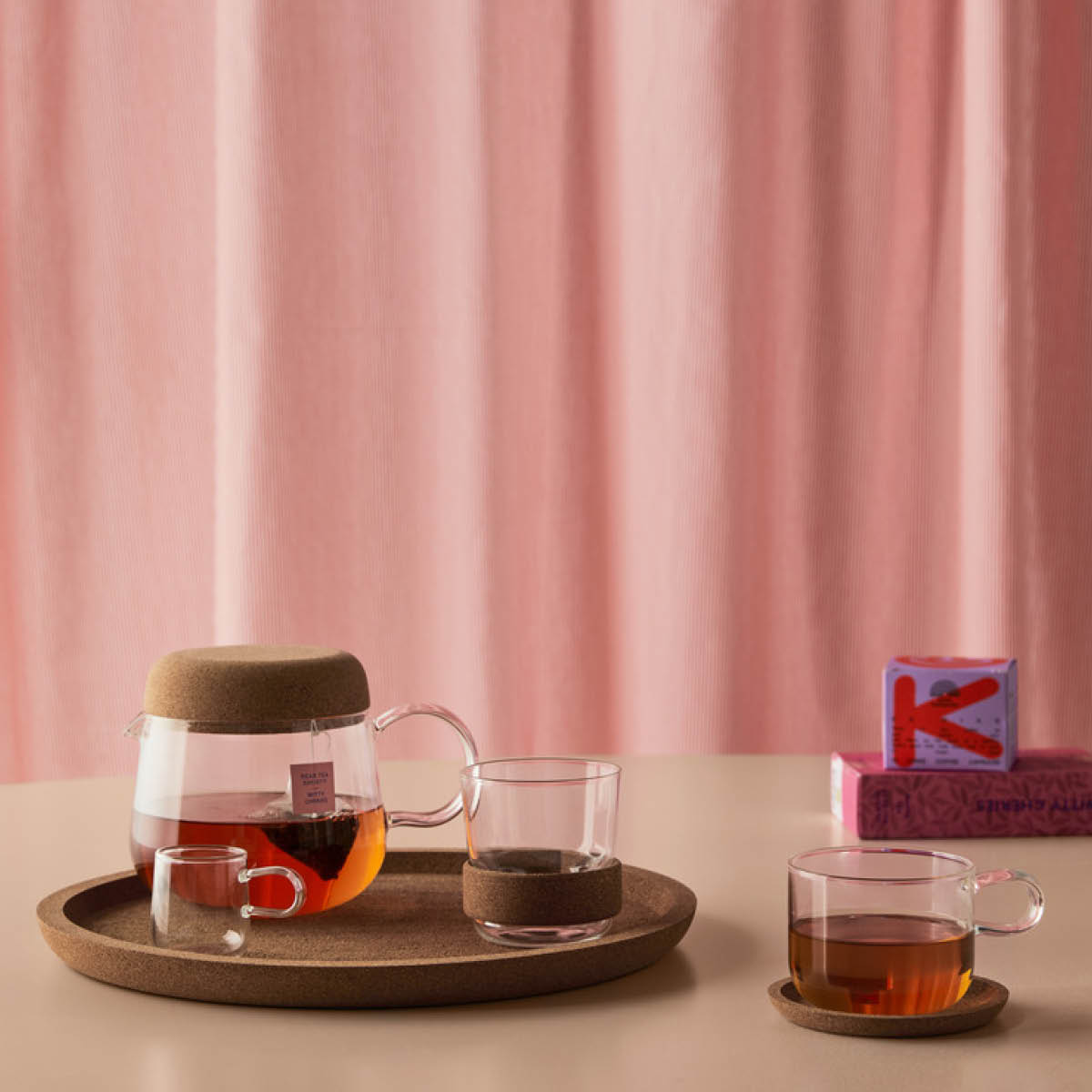 Kosta Boda Viva espressokopp med fat 8 cl 2-pack