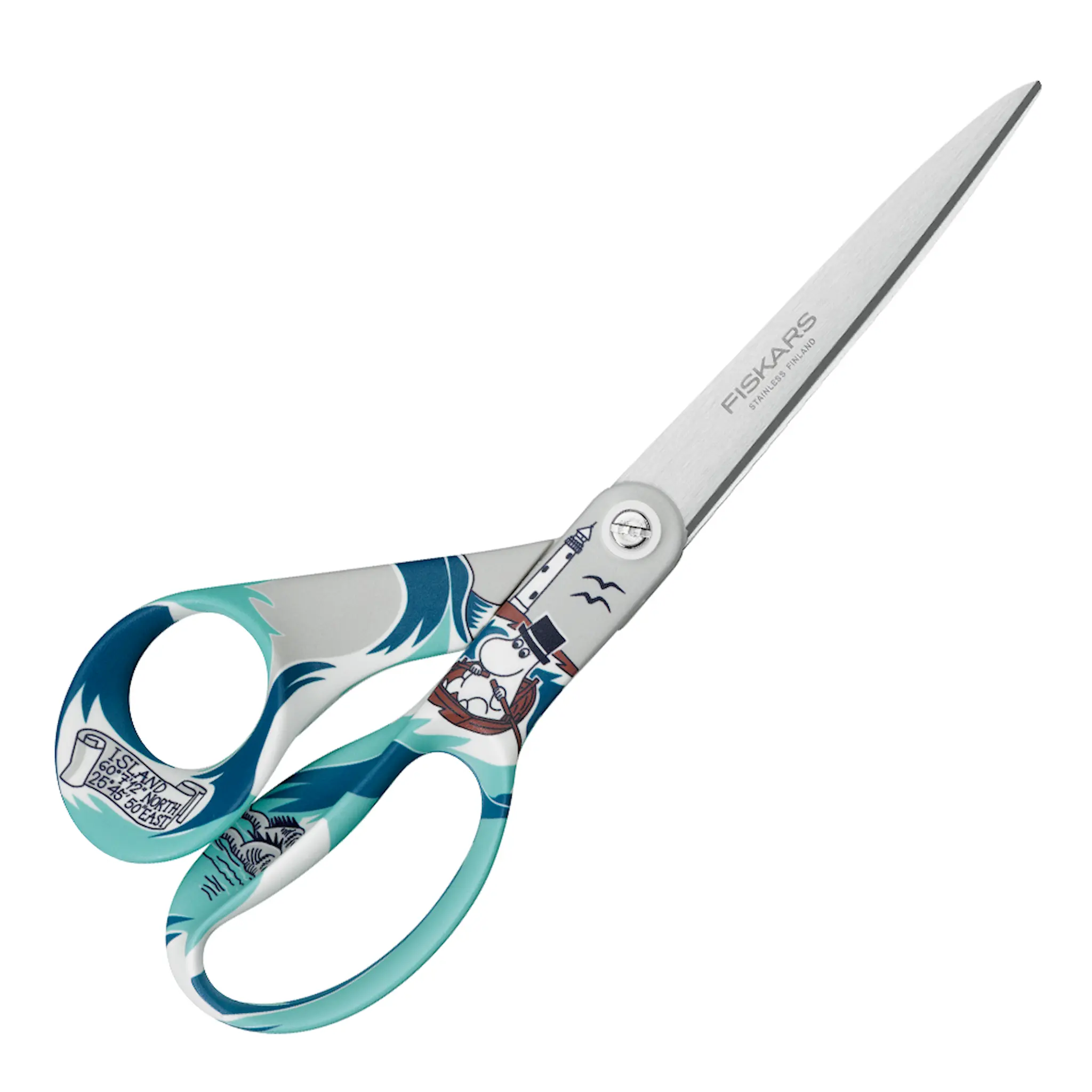 Moomin Fiskars Mumin Universalsax 21 cm Muminpappa Blå