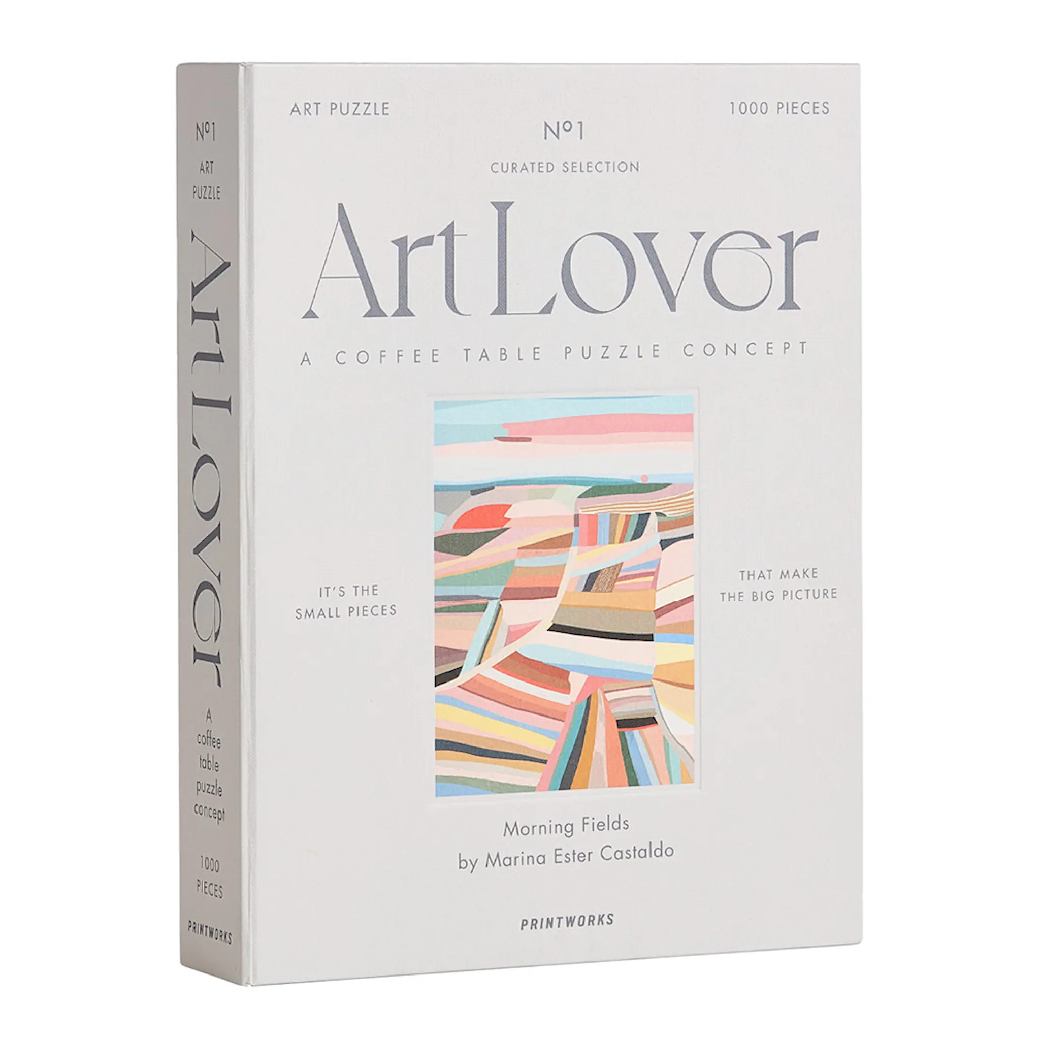 Printworks Art Lover Book pussel morning fields 1000