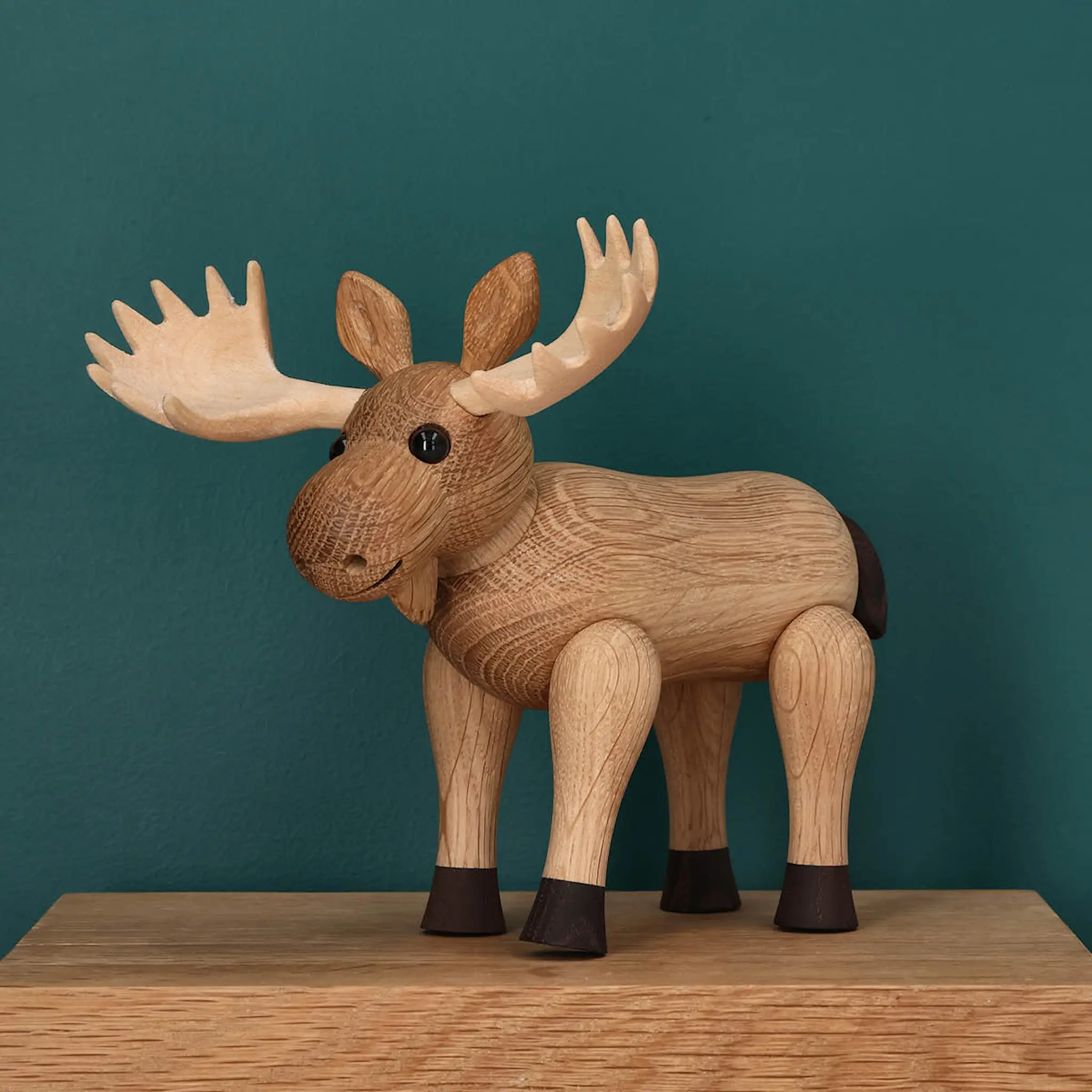 Spring Copenhagen Harald Moose trefigur 15,5 cm eik