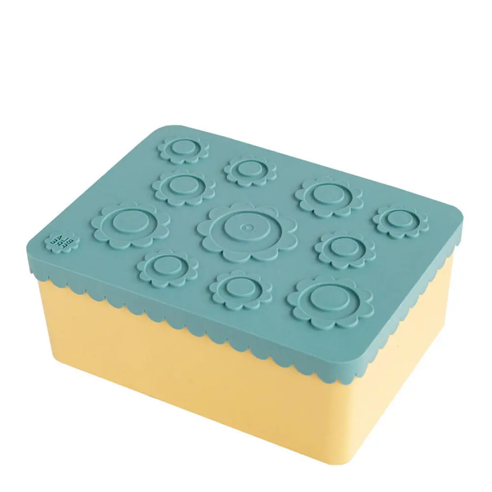 Kukka Eväsrasia 3 Lokeroa 7x14x19 cm Sinivihreä/Vaaleankeltainen