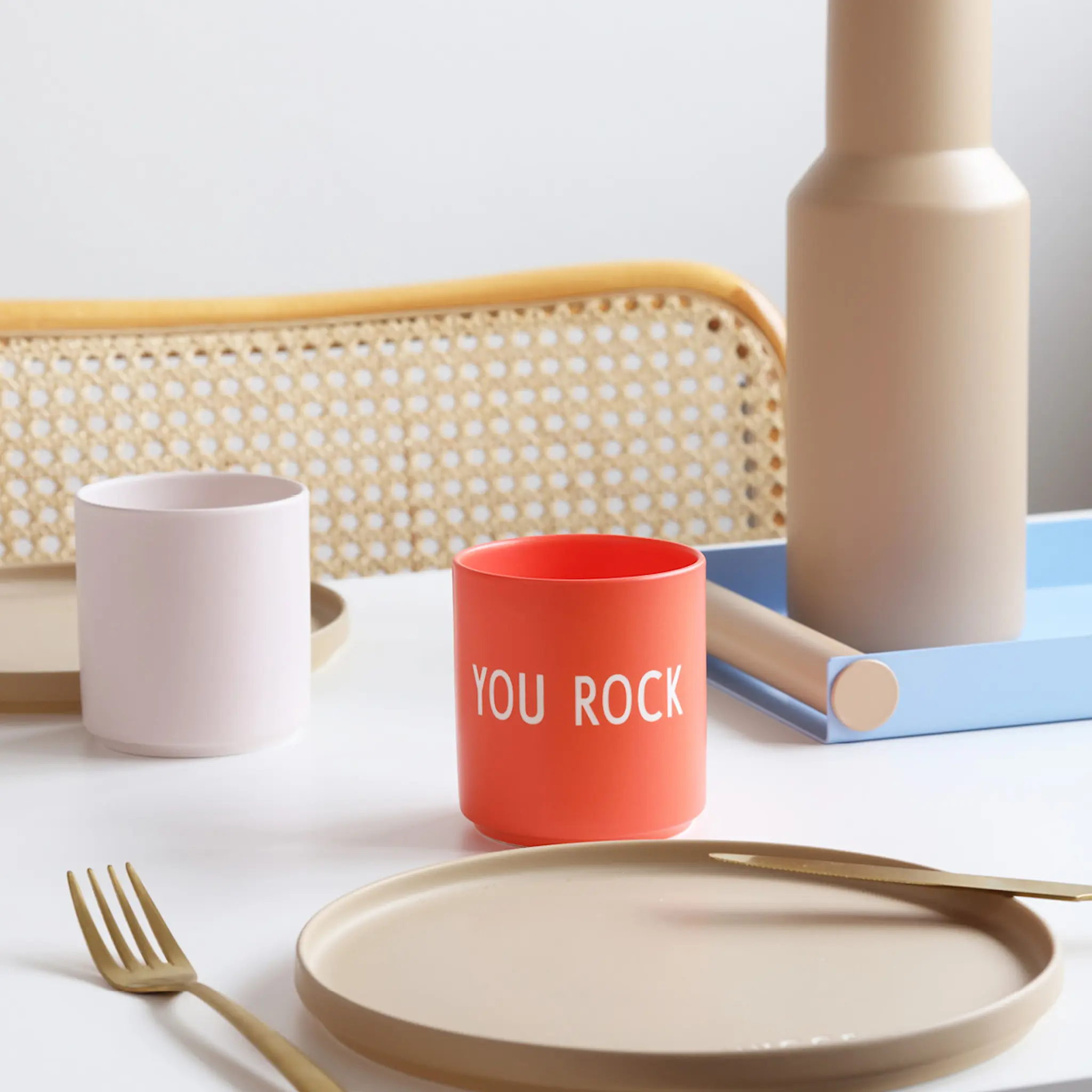 Design Letters Favourite Muki You Rock 25 cl Punainen