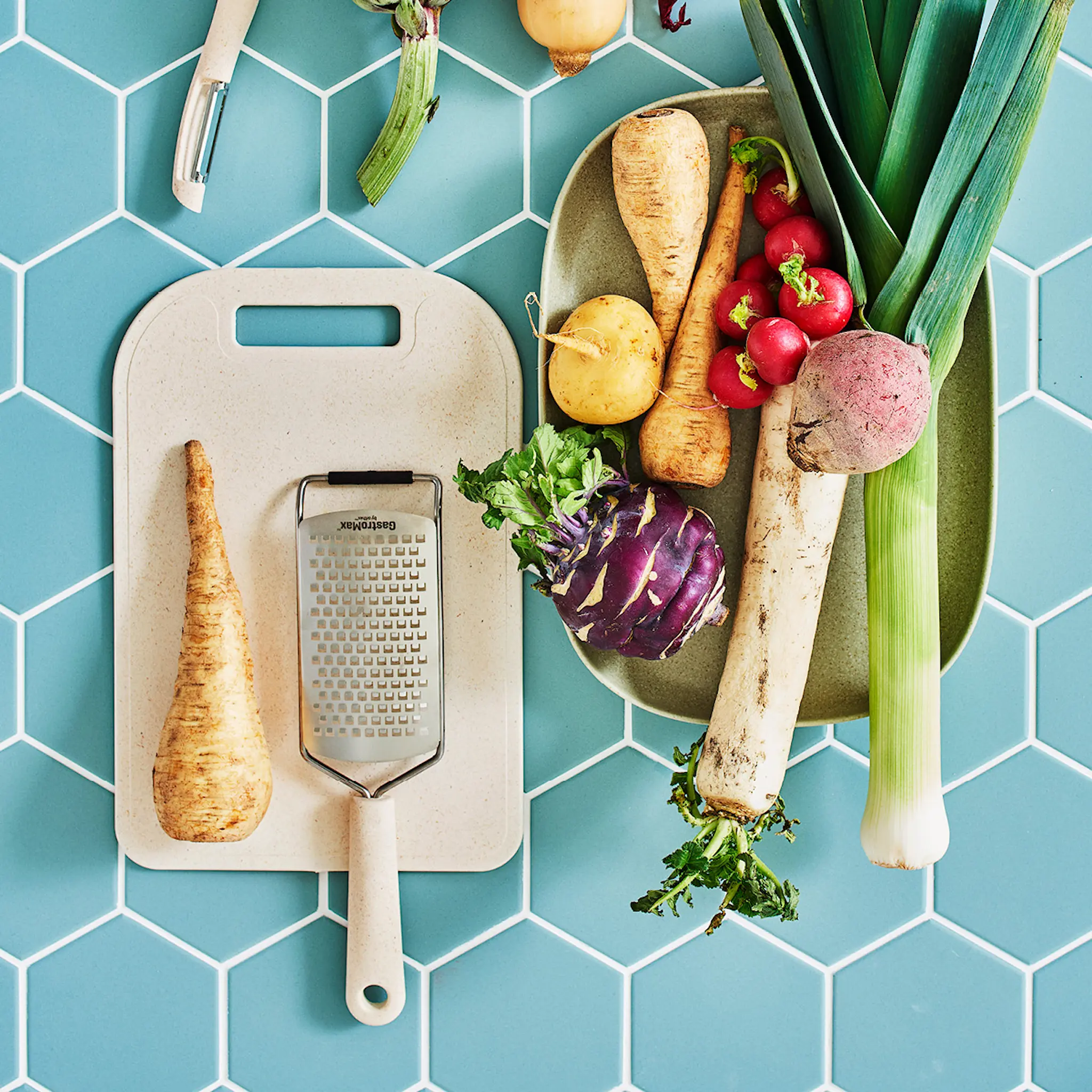 Gastromax BIO range rivjärn håndhållet 22 cm linne