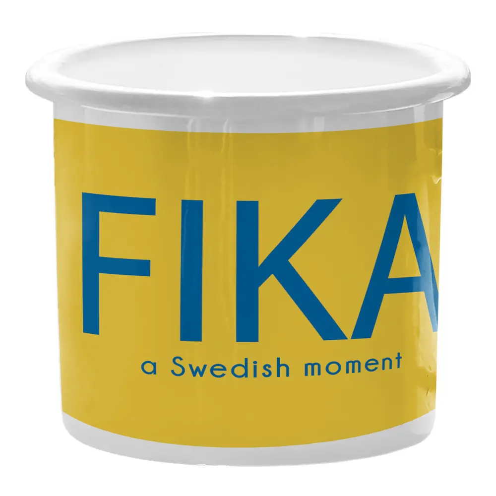 Fika Emalimuki Moment 30 cl Sininen/Keltainen