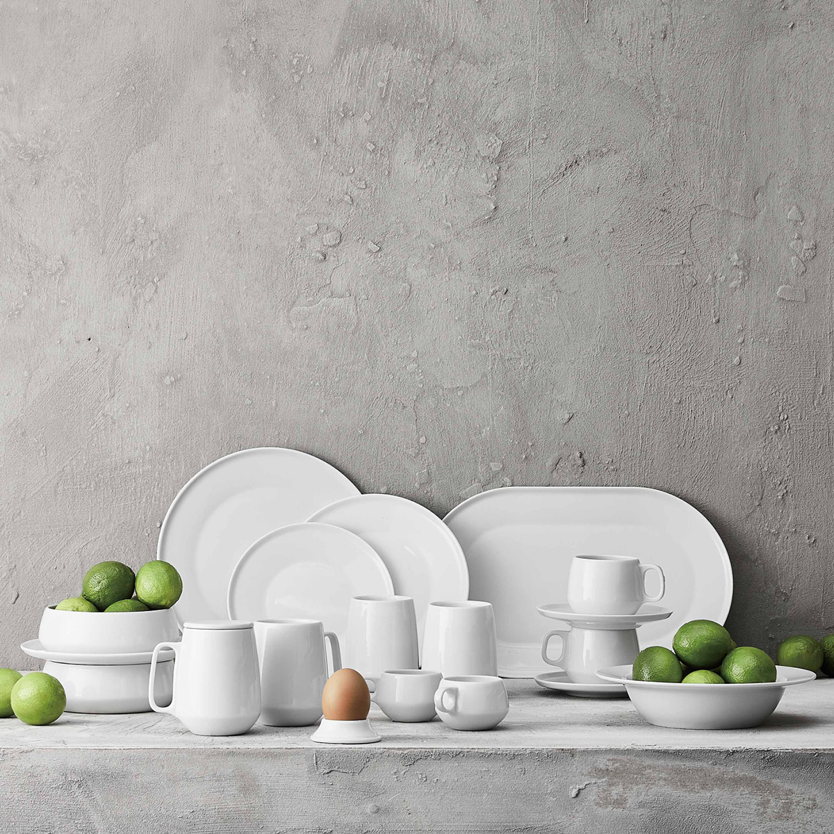 Aida ENSO skål 15 cm white