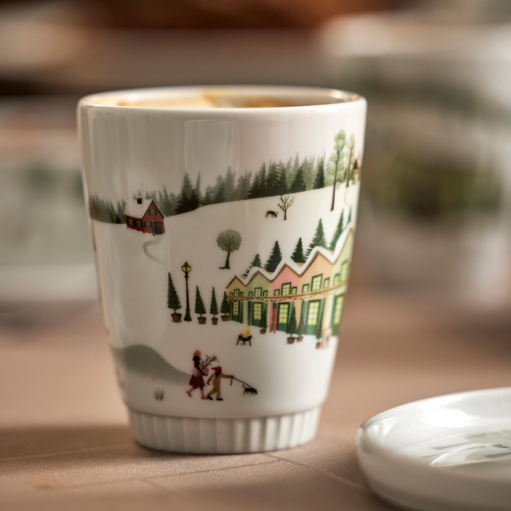 Pillivuyt Vinter krus 27 cl Ildfast porselen hvit