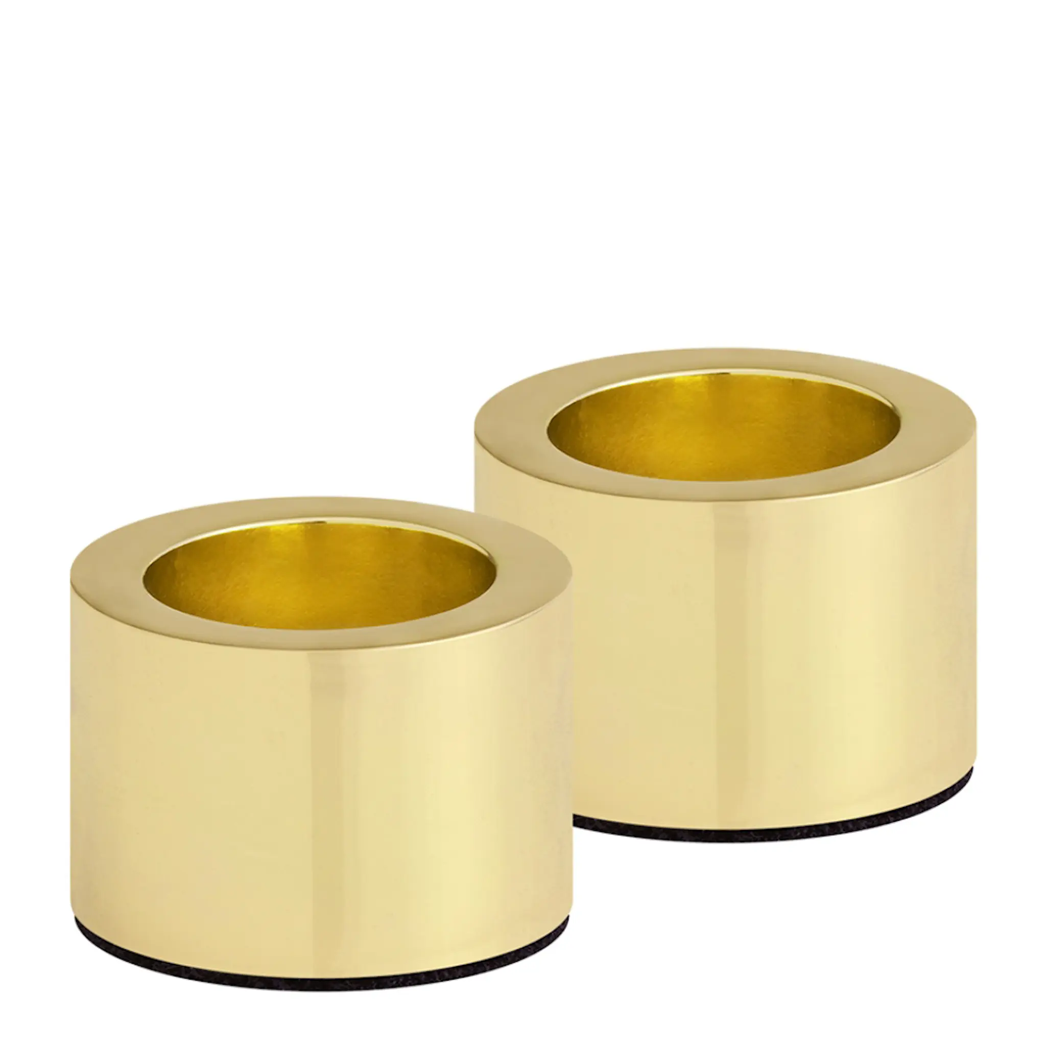 Uyuni Lighting Taper Candle lysestake 3,2x2,3 cm 2 stk matt gull