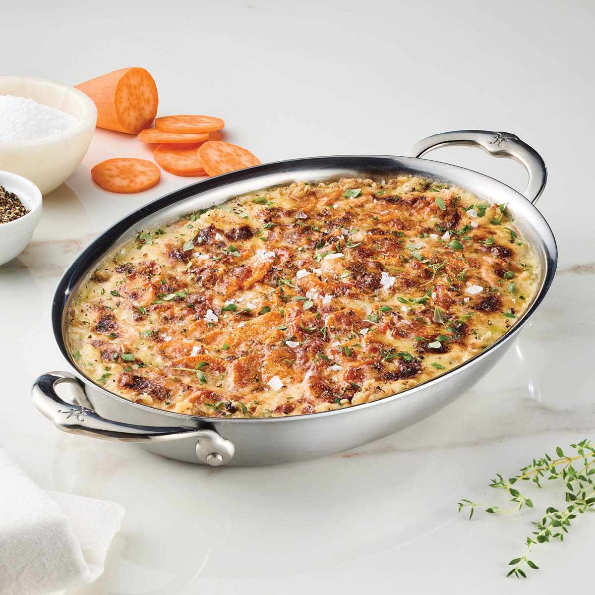 Hestan Provisions gratängform oval 30x21 cm