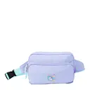 Mumin retro magväska 25x15 cm Mumin på äventyr lila