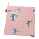 Pippi Med Vänner grytlapp rosa