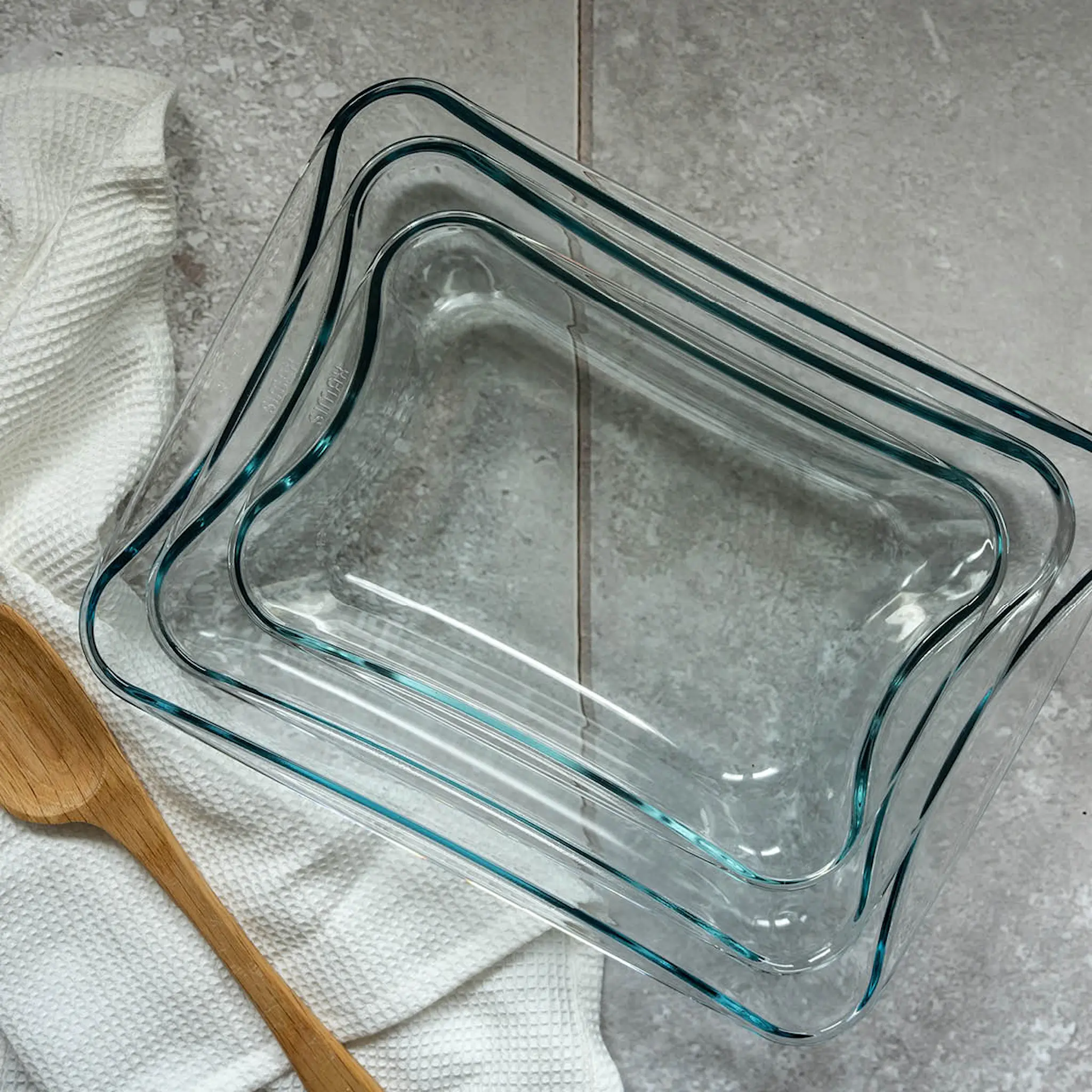 Modern House Daily Use ildfast form glass 3 deler klar