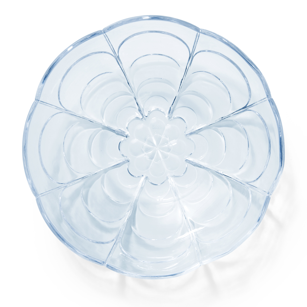 Holmegaard Lily skål 23 cm blue iris