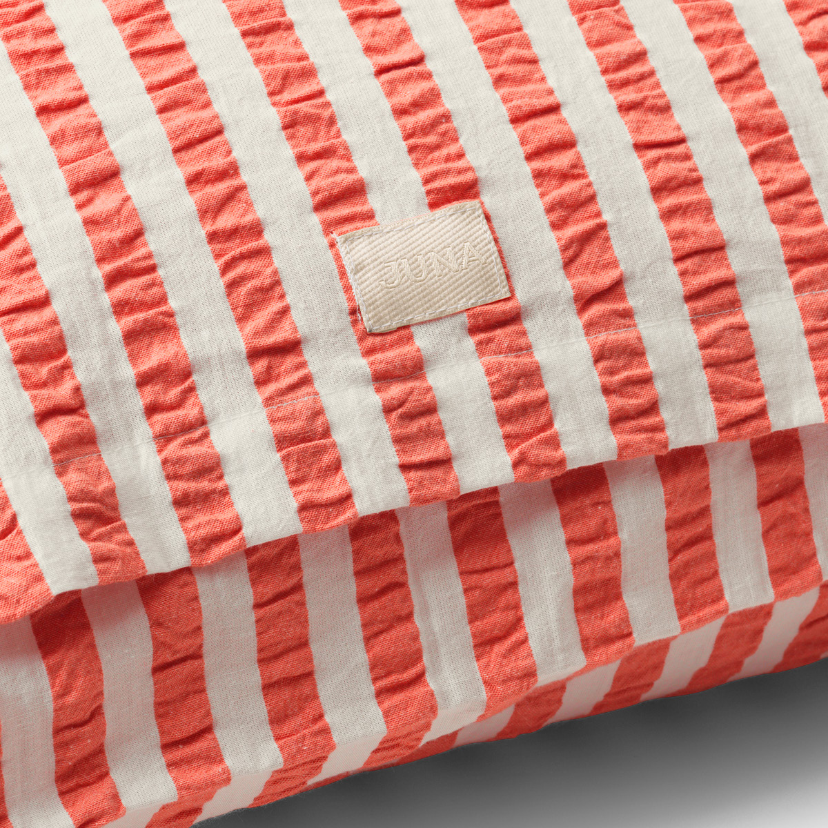 Juna Bæk&Bølge Lines putetrekk 70x50 cm chili/bjørk