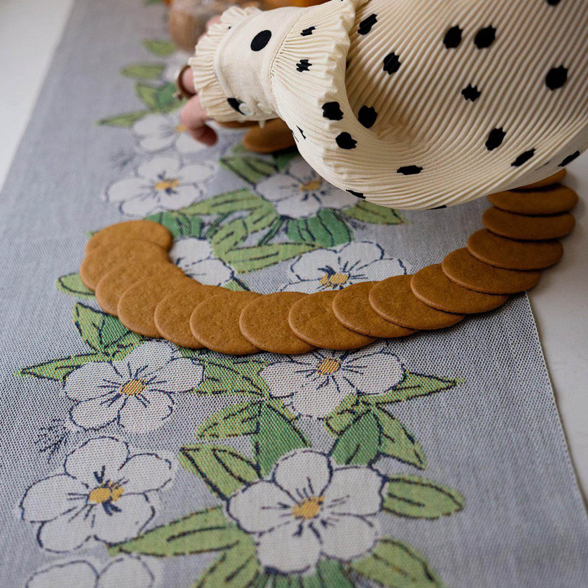 Ekelund Vintervita løper 35x120 cm