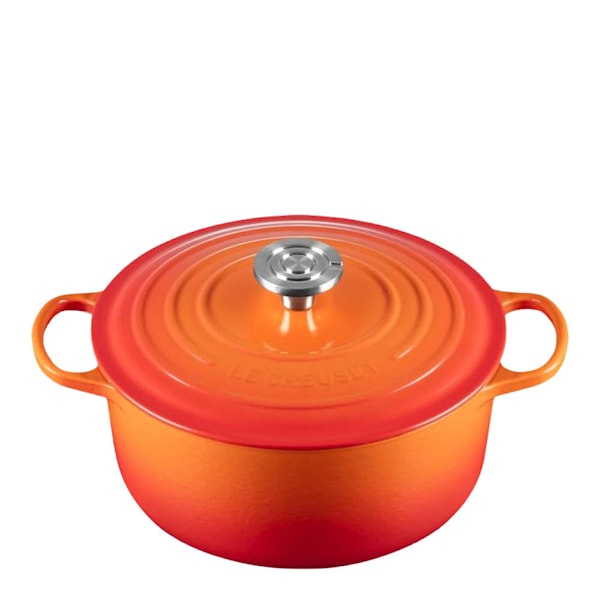 Signature gjutjärnsgryta rund 5,3L 26 cm volcanic/crucible knob