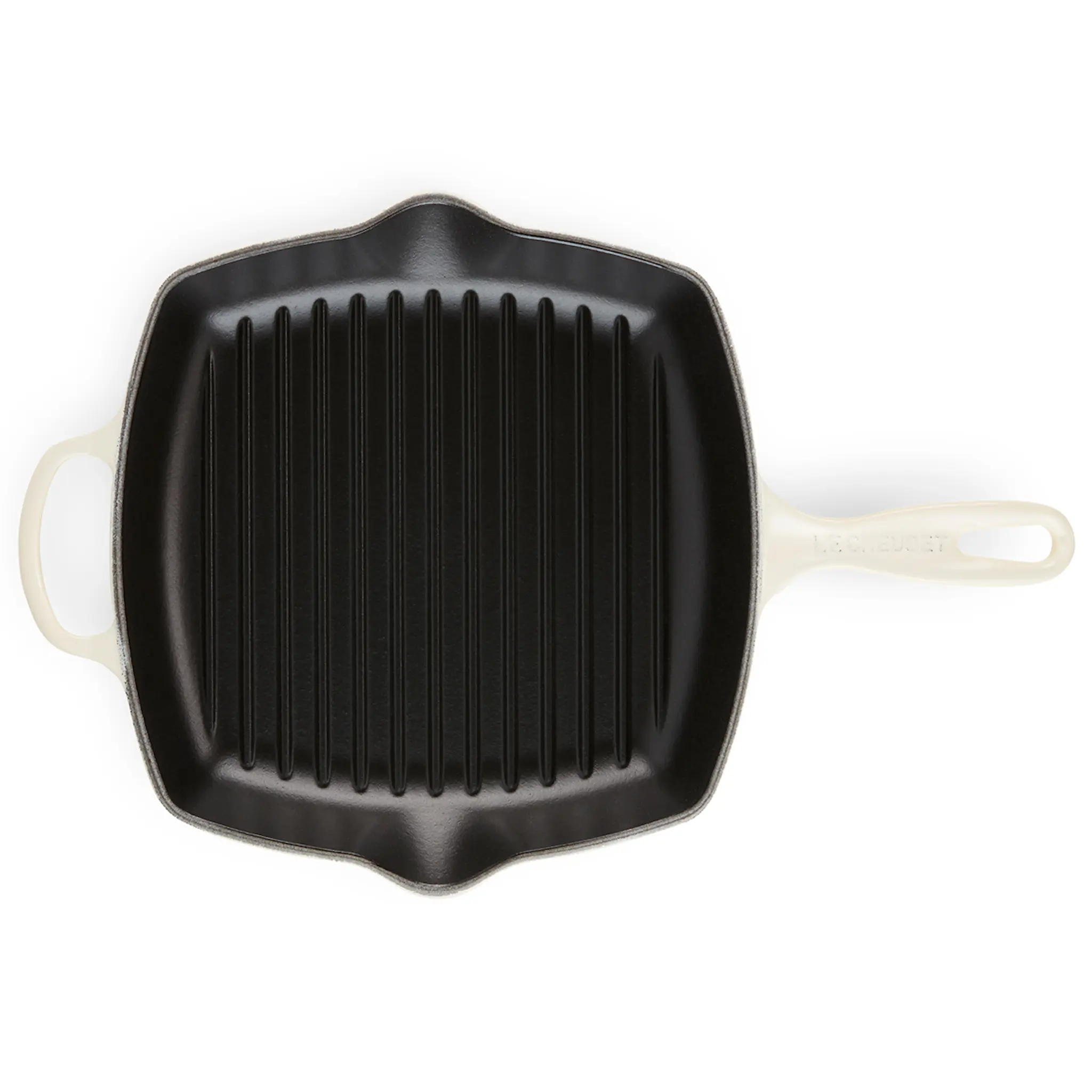 Le Creuset Signature Grillpanna Kvadratisk 26 cm Meringue