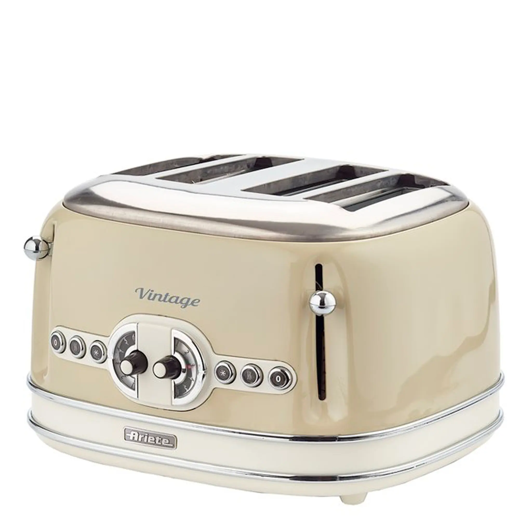 Ariete Vintage 156 Brödrost 4 skivor Beige