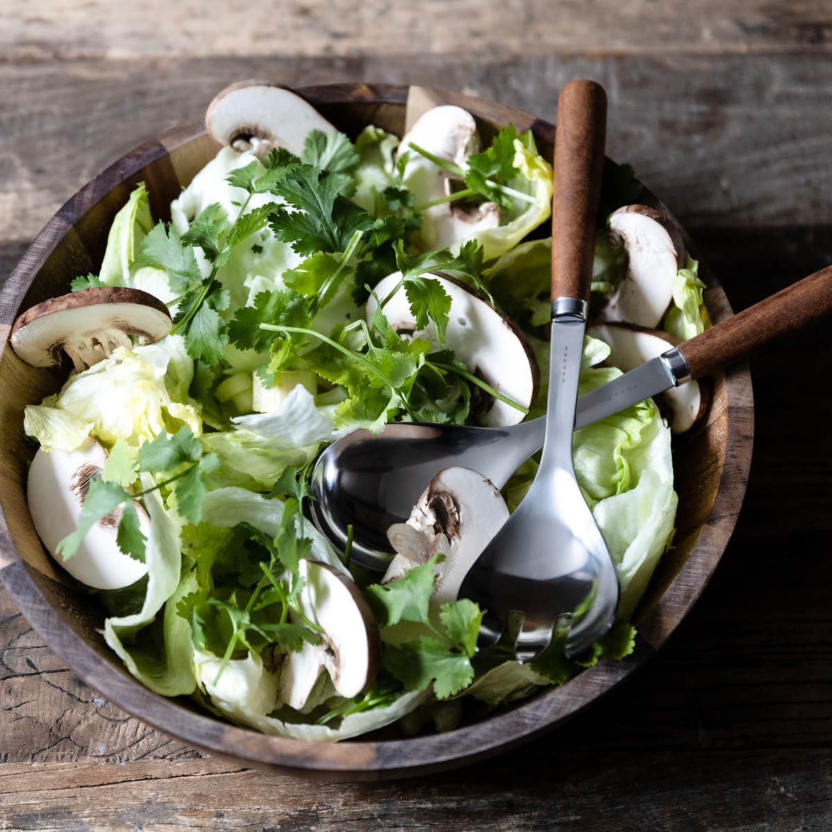 Satake Salladsskål och salladsbestick i akacia