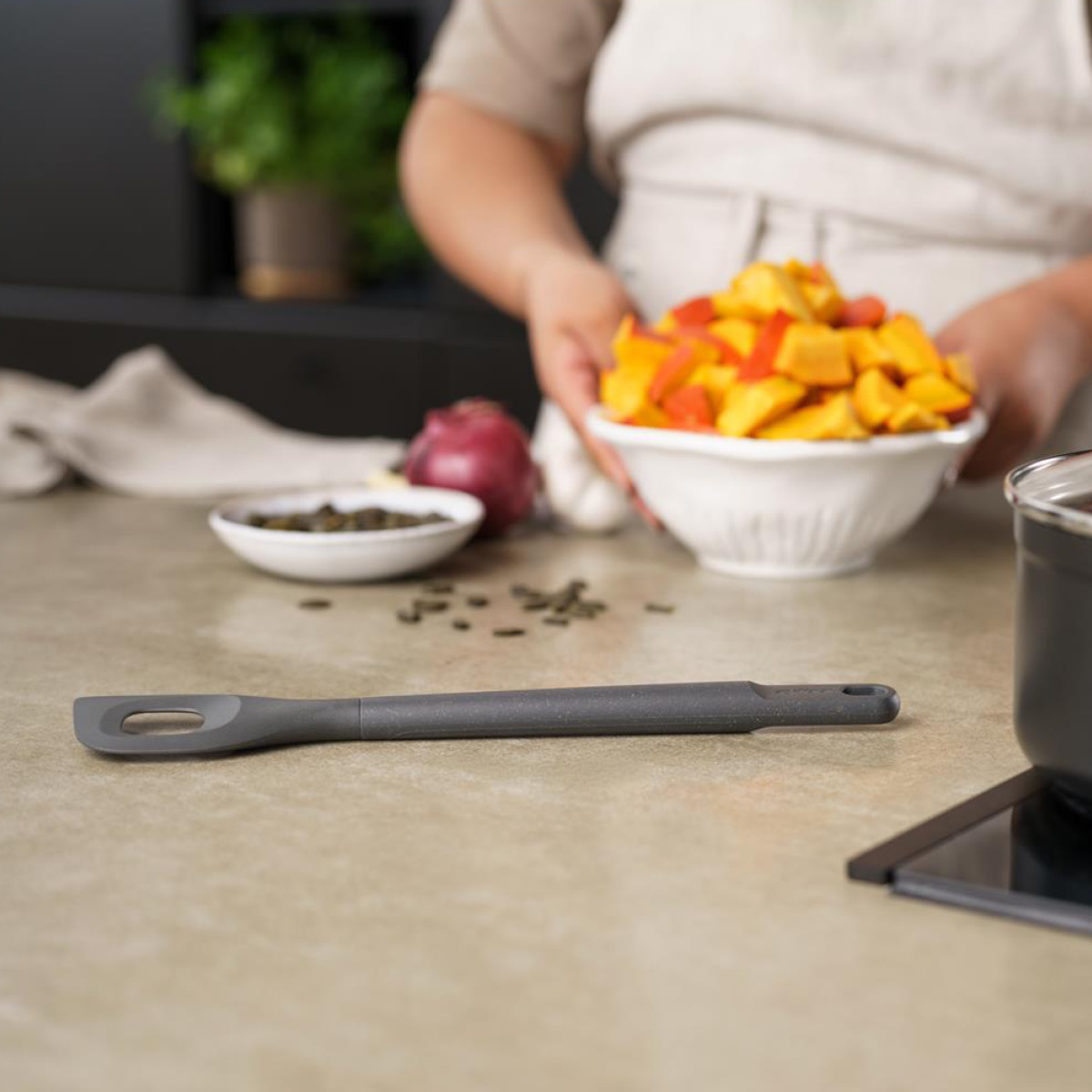 Zyliss Sleiv m/hull 29,5 cm grå