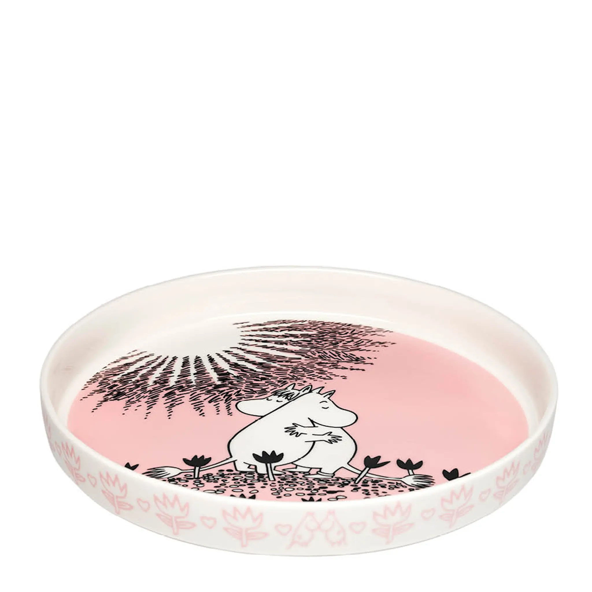 Moomin Arabia Mumin pajform 28 cm Kärlek rosa 30 år