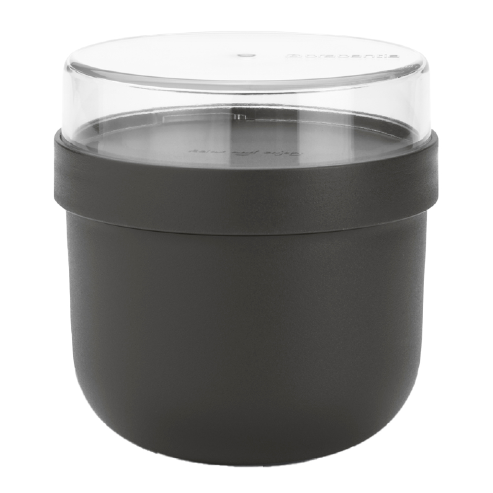 Brabantia - Make & Take aamiais­kulho 0,5 l tummanharmaa