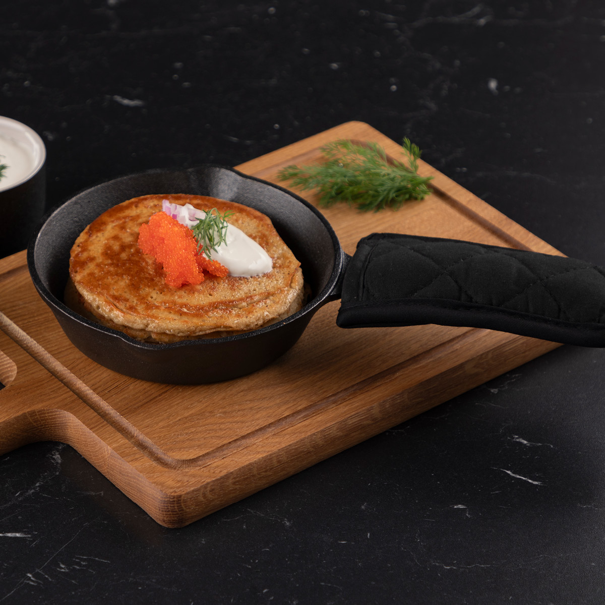 Maku Kitchen Life Blinipanna i gjutjärn 13 cm