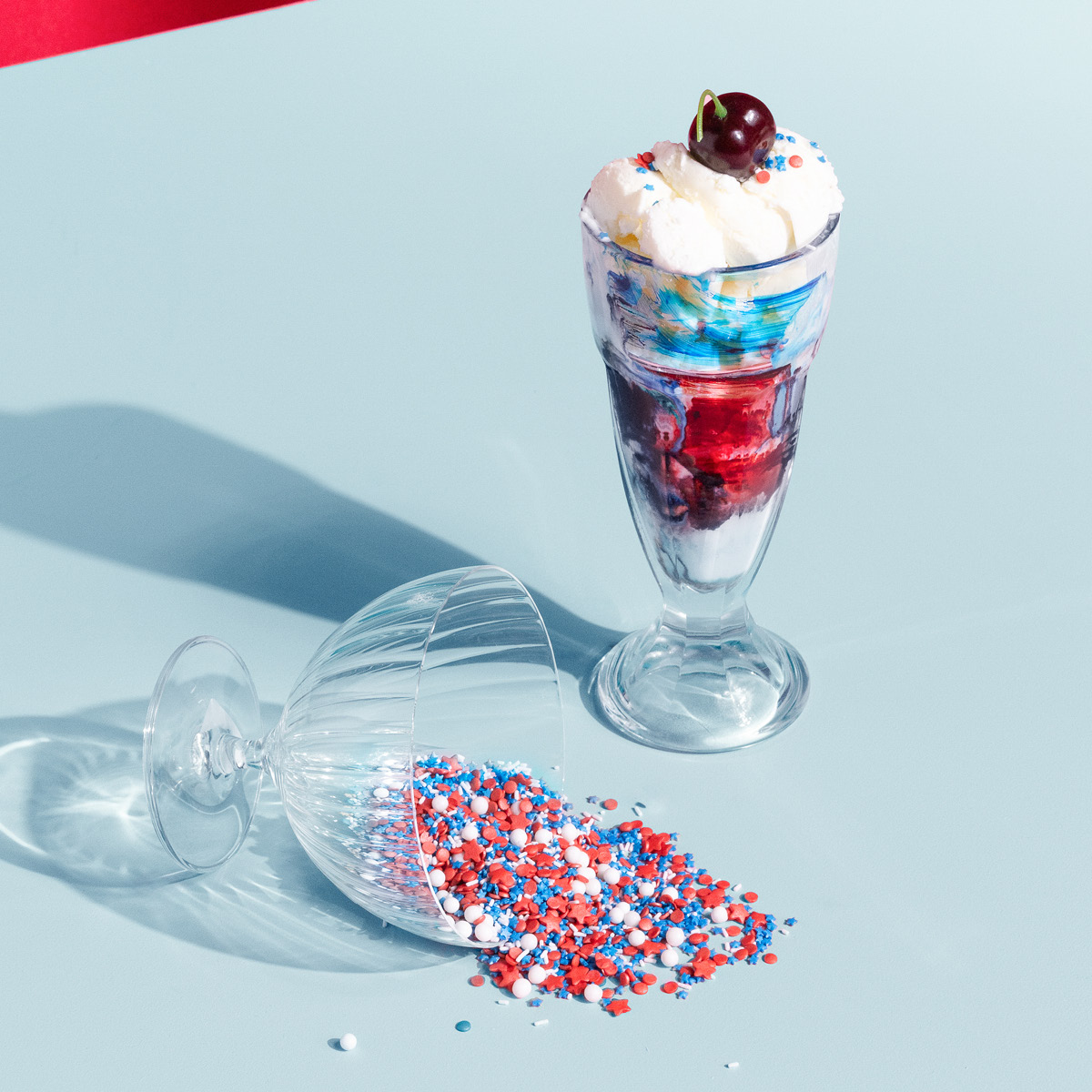 ScrapCooking Strössel mix 50 g röd/vit/blå