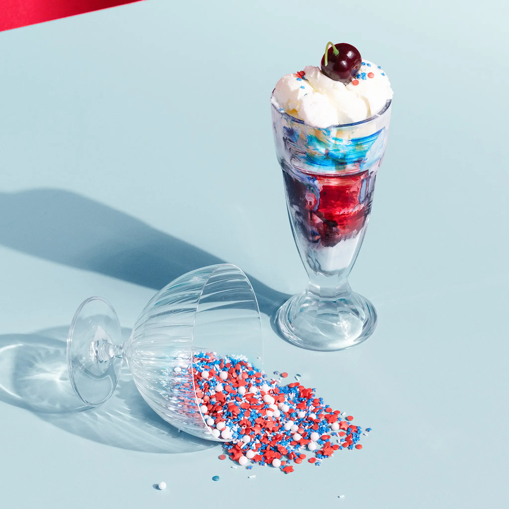 ScrapCooking Strössel mix 50 g röd/vit/blå