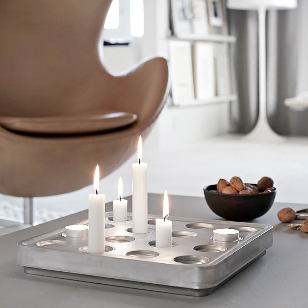 Born in Sweden Stumpastaken Original Kynttilänjalka Alumiini