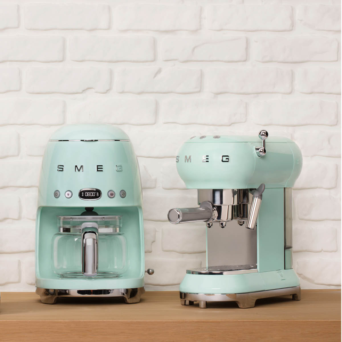Smeg Kaffetrakter DCF02 1,4L pastellgrønn