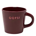 Table Talk espressokopp OOPS! 8 cl vinröd