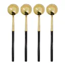 Skedset 11,5 cm 4-pack antik mässing