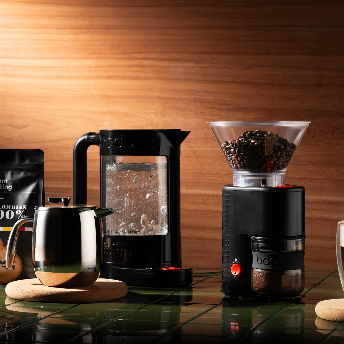 Bodum Columbia Pressopannu 4 kupillista 0,5 L Kromi