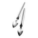Quenellesked S 18 cm 2-pack silver matt