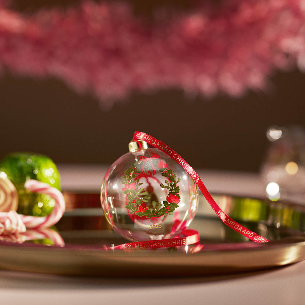 Holmegaard Årets julekule 2025 8 cm